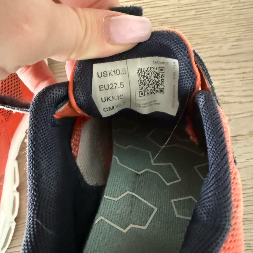 Kids Orange Athletic Shoes - Picture 7 of 7